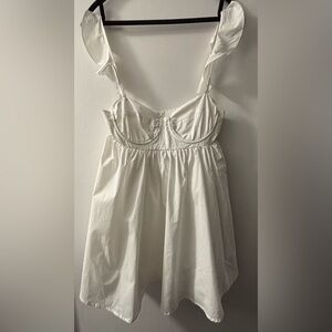 Sky to Moon White Sleeveless Dress